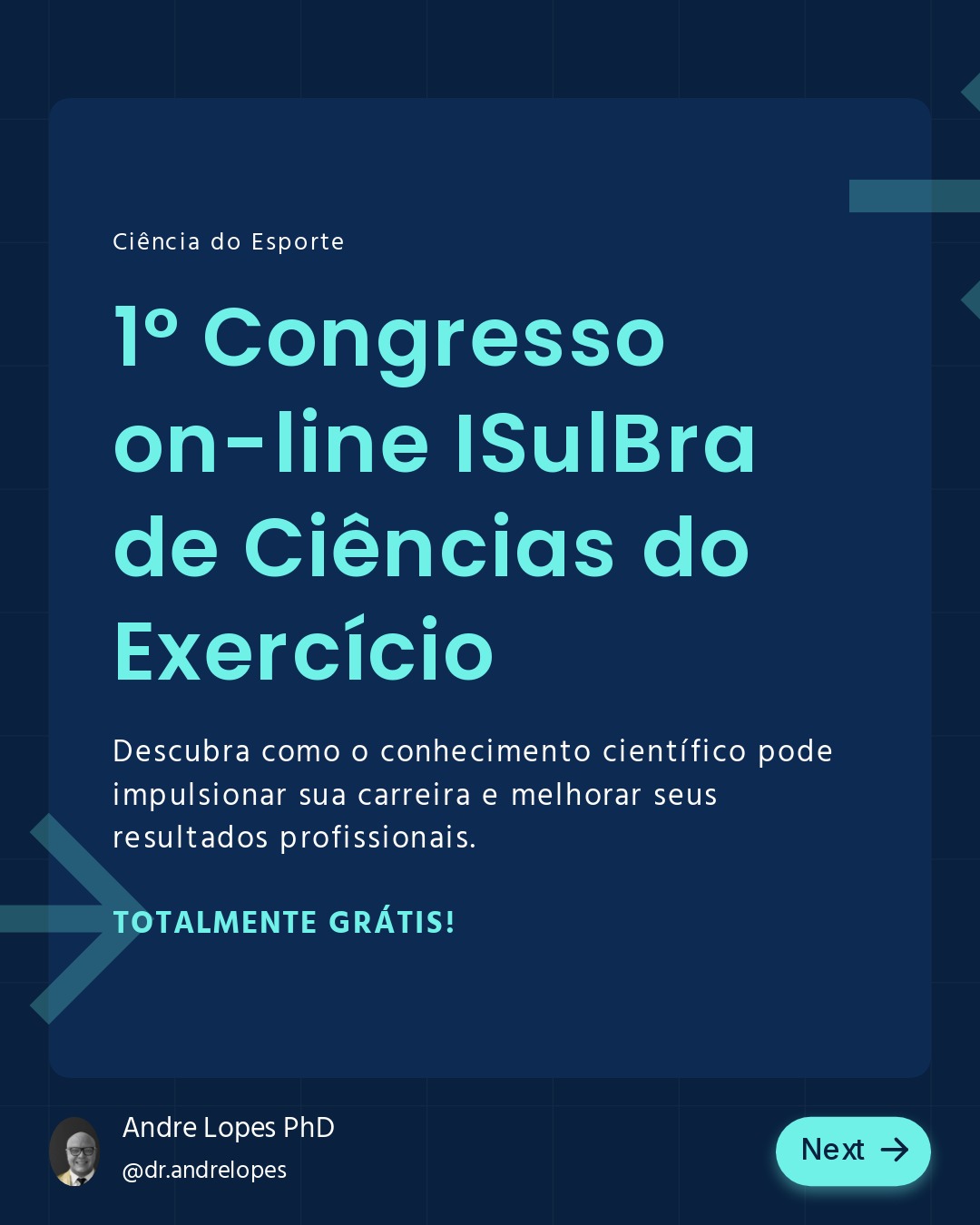 Curso para 1° congresso on-line ISulBra de ciência do esporte