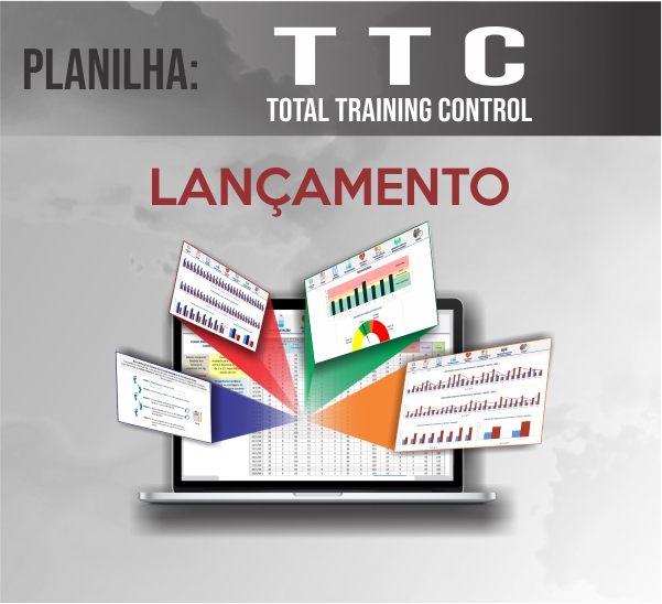 Curso para Planilha- TTC- TOTAL TRAINING CONTROL - PLANILHA DE CONTROLE DE TREINAMENTO